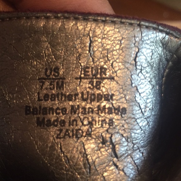 Sam Edelman leather burgundy 3 inch open heel shoe - Picture 5 of 6